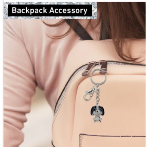 Accessories - Sparkling Hound Dog Keychain Bag Charm- NWT